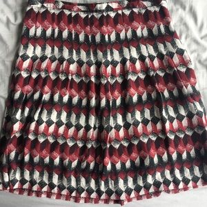 Loft Flared Midi Skirt